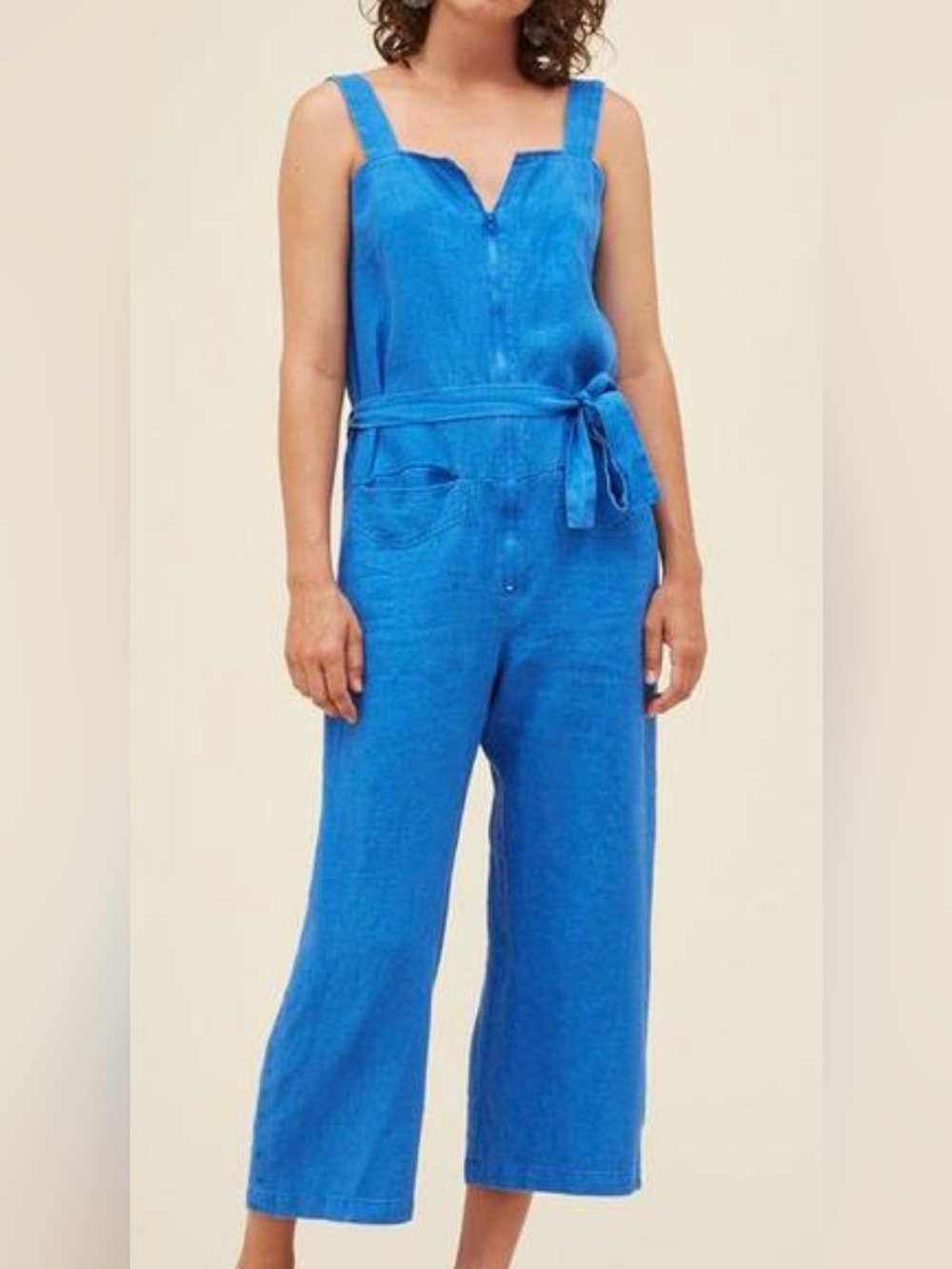 Rachel Comey Bend Jumpsuit 100% Linen  size 4